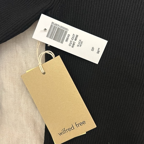 Aritzia Wilfred Free Cut-Out Knit Mini Dress - Picture 6 of 6